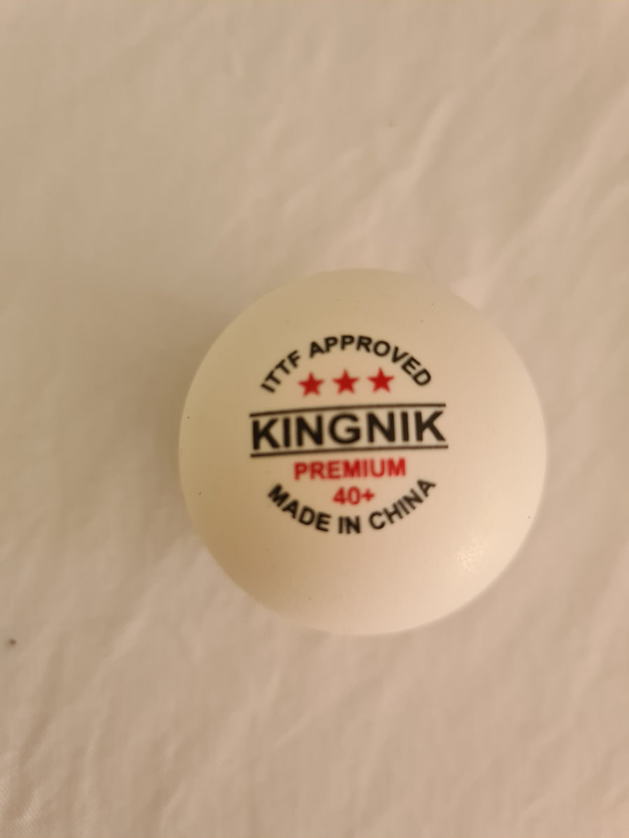 Kingnik 3* ITTF approved competition table tennis balls (Pack of 100